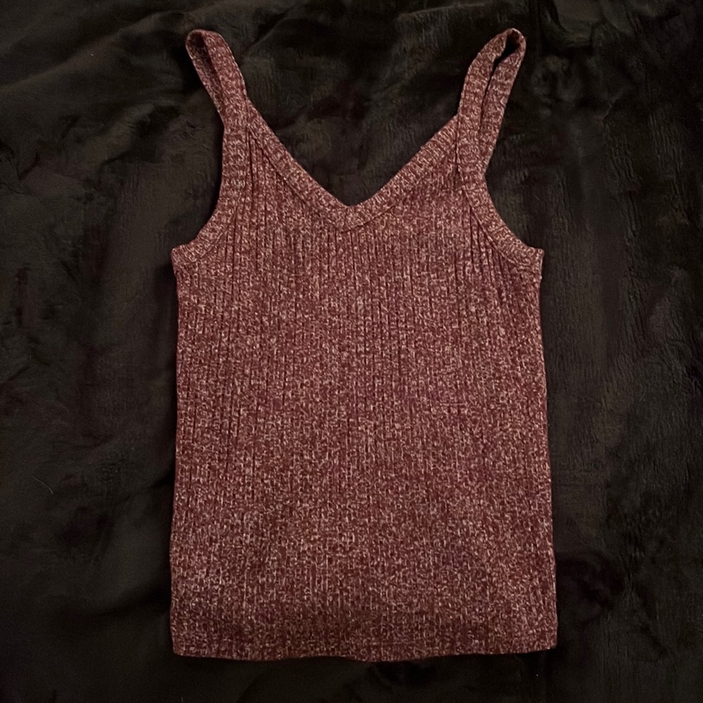 American Eagle Soft & Sexy Ribbed V neck Tank top size Small